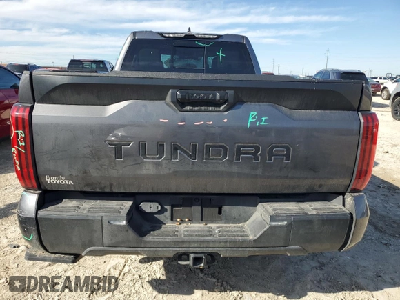2023 Toyota Tundra 2WD SR5 with VIN 5TFLA5AA6PX026179, listed as a Copart auction lot 88557565 with 19,714 mi miles and Salvage Title. Bid and sale history available at carsss.com. Image 6.