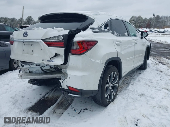 2020 Lexus RX with VIN 2T2HGMDA0LC048192, listed as a IAAI auction lot 41482437 with 58,595 mi miles. Bid and sale history available at carsss.com. Image 4.