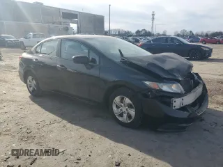 2015 Honda Civic Sedan LX with VIN 19XFB2F55FE259442, listed as a Copart auction lot 43246975 with 87,205 mi miles and Salvage Title. Bid and sale history available at carsss.com. Image 4.