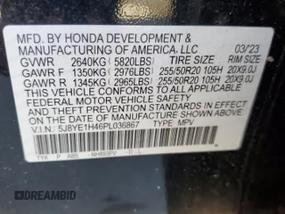 2023 Acura MDX w/Technology Package with VIN 5J8YE1H46PL036867, listed as a Copart auction lot 48524485 with 20,910 mi miles and Salvage Title. Bid and sale history available at carsss.com. Image 13.