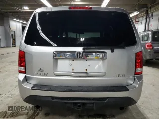 2012 Honda Pilot LX with VIN 5FNYF4H22CB005849, listed as a Copart auction lot 45019035 with 153,675 mi miles and Salvage Title. Bid and sale history available at carsss.com. Image 6.