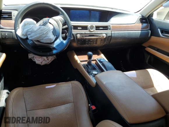 2013 Lexus GS 350 with VIN JTHCE1BL0D5006481, listed as a Copart auction lot 61508444 with 157,117 mi miles and Salvage Title. Bid and sale history available at carsss.com. Image 8.