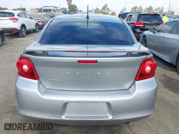 2013 Dodge Avenger SE with VIN 1C3CDZABXDN645208, listed as a IAAI auction lot 41187722 with 81,508 mi miles and . Bid and sale history available at carsss.com. Image 15.