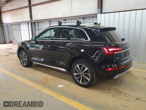 2021 Audi Q5 Premium Plus with VIN WA1BAAFY8M2116737, listed as a Copart auction lot 55652865 with 63,176 mi miles and Salvage title. Bid and sale history available at DreamBid. Image 2.