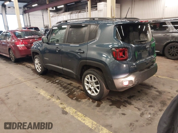 2021 Jeep Renegade Latitude with VIN ZACNJDB15MPM41197, listed as a IAAI auction lot 41473315 with 52,740 mi miles and . Bid and sale history available at DreamBid. Image 3.