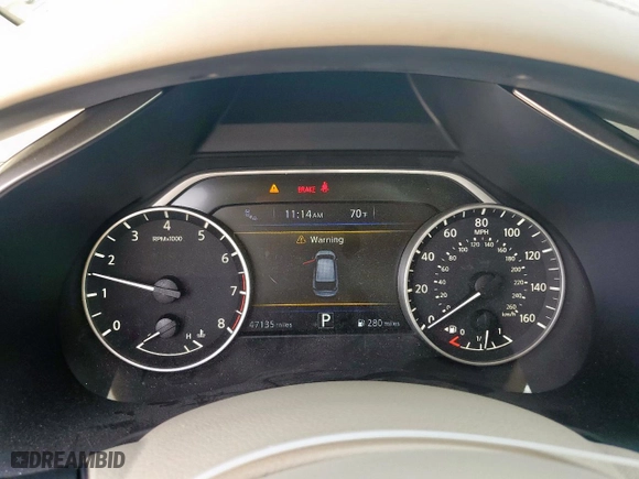 2015 Nissan Murano SL with VIN 5N1AZ2MG2FN257939, listed as a Copart auction lot 49538995 with 47,135 mi miles and Salvage Title. Bid and sale history available at carsss.com. Image 9.