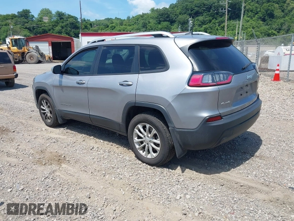 2020 Jeep Cherokee Latitude with VIN 1C4PJMCB8LD518449, listed as a IAAI auction lot 42607389 with 75,753 mi miles and . Bid and sale history available at DreamBid. Image 3.