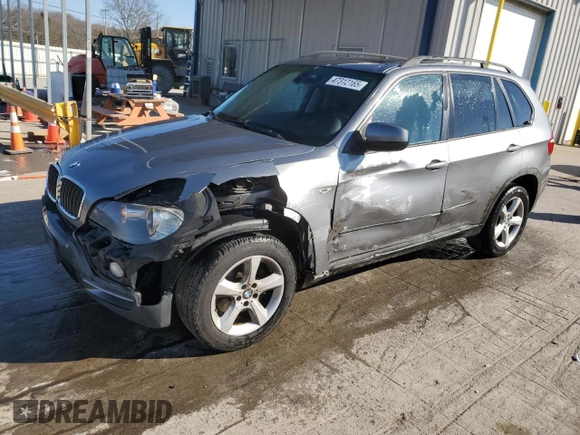 2007 BMW X5 3.0si with VIN 5UXFE43507L039348, listed as a Copart auction lot 47312165 with 176,687 mi miles and Salvage Title. Bid and sale history available at carsss.com. Image 1.
