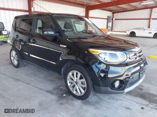 2017 Kia Soul + with VIN KNDJP3A54H7448854, listed as a IAAI auction lot 41956914 with 146,517 mi miles. Bid and sale history available at carsss.com. Image 1.