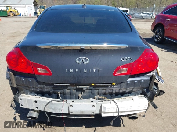 2010 Infiniti G37 x with VIN JN1CV6AR2AM451409, listed as a IAAI auction lot 41990672 with 82,569 mi miles. Bid and sale history available at carsss.com. Image 16.