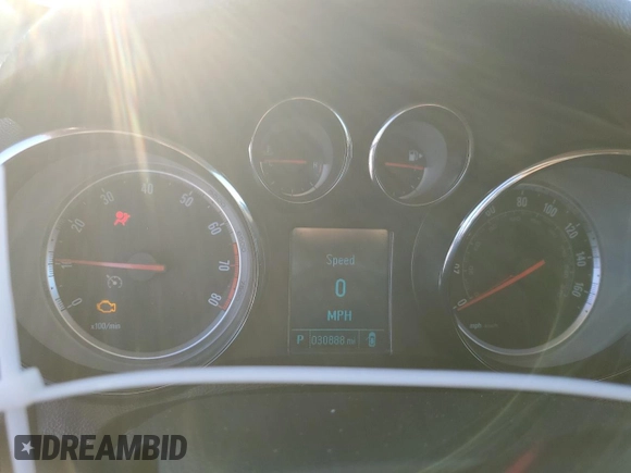 2016 Buick Encore with VIN KL4CJASB0GB607314, listed as a Copart auction lot 87604655 with 30,888 mi miles and Salvage Title. Bid and sale history available at carsss.com. Image 9.