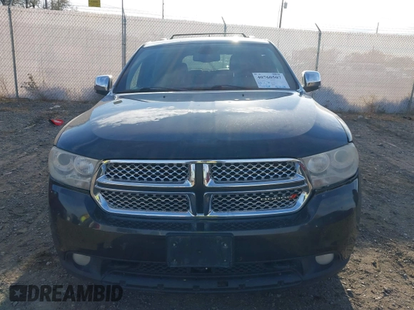 2011 Dodge Durango Citadel with VIN 1D4SE5GT3BC613998, listed as a IAAI auction lot 40760507 with 172,968 mi miles. Bid and sale history available at carsss.com. Image 12.