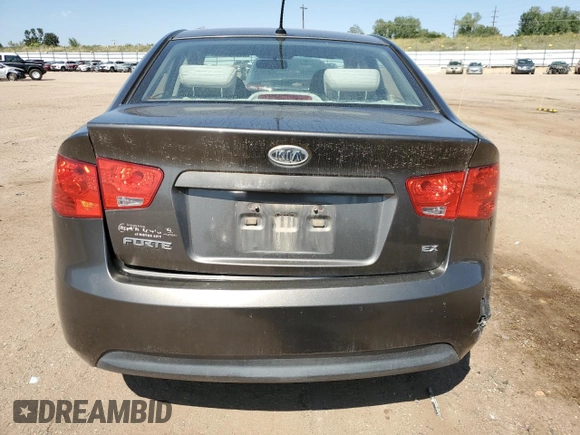 2010 Kia Forte EX with VIN KNAFU4A22A5880772, listed as a Copart auction lot 71679444 with 150,734 mi miles and Salvage Title. Bid and sale history available at carsss.com. Image 6.