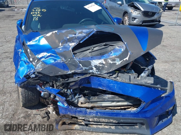 2018 Subaru WRX with VIN JF1VA1A69J9820740, listed as a IAAI auction lot 41749784 with 131,380 mi miles. Bid and sale history available at carsss.com. Image 6.