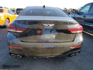 2018 Genesis G80 3.3T Sport with VIN KMHGN4JB8JU248512, listed as a Copart auction lot 69330014 with 43,992 mi miles and Salvage Title. Bid and sale history available at carsss.com. Image 6.