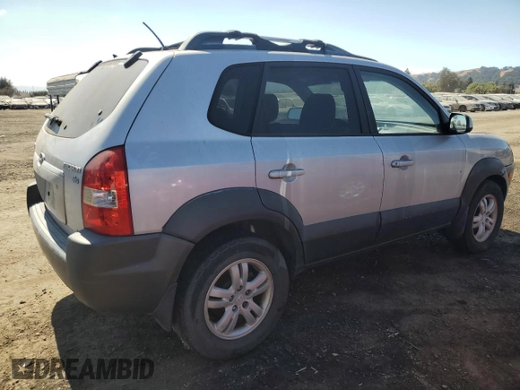2006 Hyundai Tucson GLS with VIN KM8JN72D26U290981, listed as a Copart auction lot 73253444 with 158,905 mi miles and Clean Title. Bid and sale history available at carsss.com. Image 3.