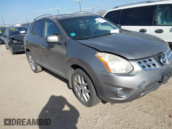 2013 Nissan Rogue S with VIN JN8AS5MT0DW532615, listed as a IAAI auction lot 41753194 with 161,910 mi miles and . Bid and sale history available at DreamBid. Image 1.