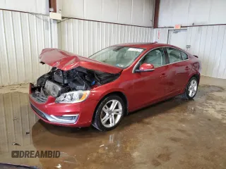 2015 Volvo S60 T5 Drive-E Premier Plus with VIN YV126MFC4F1317471, listed as a Copart auction lot 47539455 with 86,836 mi miles and Salvage Title. Bid and sale history available at carsss.com. Image 1.