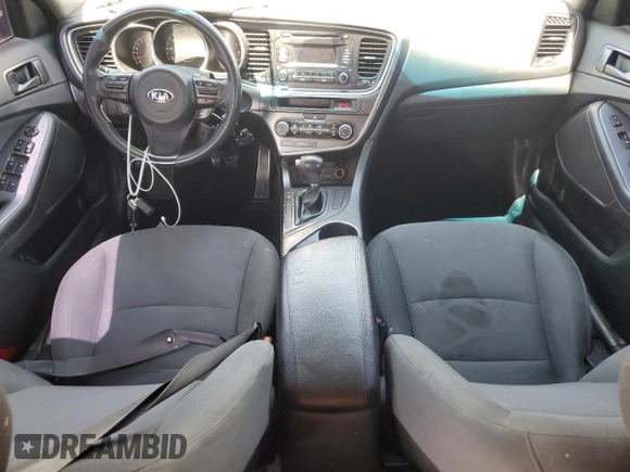 2015 Kia Optima LX with VIN 5XXGM4A77FG355230, listed as a Copart auction lot 55334165 with 123,567 mi miles and Clean title. Bid and sale history available at DreamBid. Image 8.