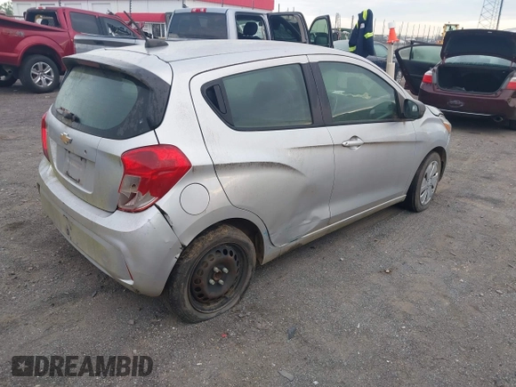 2017 Chevrolet Spark LS with VIN KL8CB6SA2HC762698, listed as a IAAI auction lot 42090175 with 188,295 mi miles. Bid and sale history available at carsss.com. Image 4.
