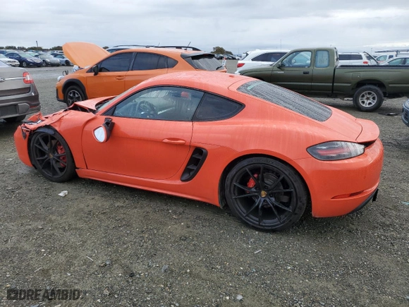 2017 Porsche Cayman S with VIN WP0AB2A82HS285475, listed as a Copart auction lot 81570114 with NaN miles and Salvage Title. Bid and sale history available at carsss.com. Image 2.