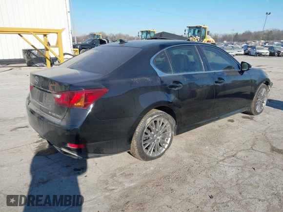 2014 Lexus GS 350 with VIN JTHCE1BL7E5027555, listed as a IAAI auction lot 41286007 with 78,313 mi miles and . Bid and sale history available at DreamBid. Image 4.