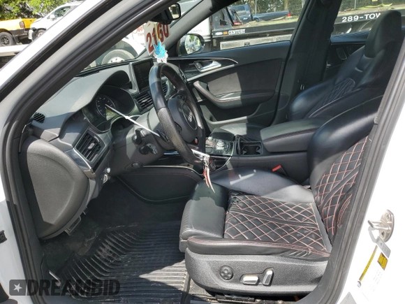 2017 Audi A6 Competition Prestige with VIN WAUF3AFC5HN024251, listed as a Copart auction lot 56837374 with 67,650 mi miles and Non Repairable. Bid and sale history available at carsss.com. Image 7.