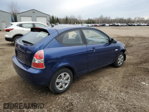 2008 Hyundai Accent Man L with VIN KMHCN35C68U080844, listed as a Copart auction lot 80513974 with 53,925 mi miles and Salvage Title. Bid and sale history available at carsss.com. Image 3.