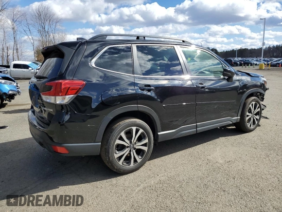 2020 Subaru Forester Limited with VIN JF2SKAUC2LH528319, listed as a Copart auction lot 48068455 with 52,201 mi miles and Salvage Title. Bid and sale history available at carsss.com. Image 3.