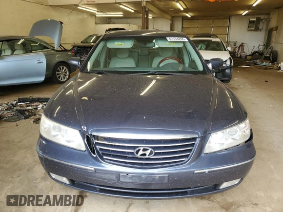 2007 Hyundai Azera SE with VIN KMHFC46F07A195652, listed as a Copart auction lot 62134205 with 149,510 mi miles and Salvage title. Bid and sale history available at DreamBid. Image 5.