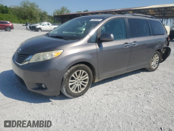 2011 Toyota Sienna XLE AAS с VIN 5TDYK3DC1BS170967, выставлен на аукционе Copart как лот 53848955 с пробегом 171 115 миль миль и Списание • Salvage title. История ставок и продаж доступна на DreamBid. Изображение 1.