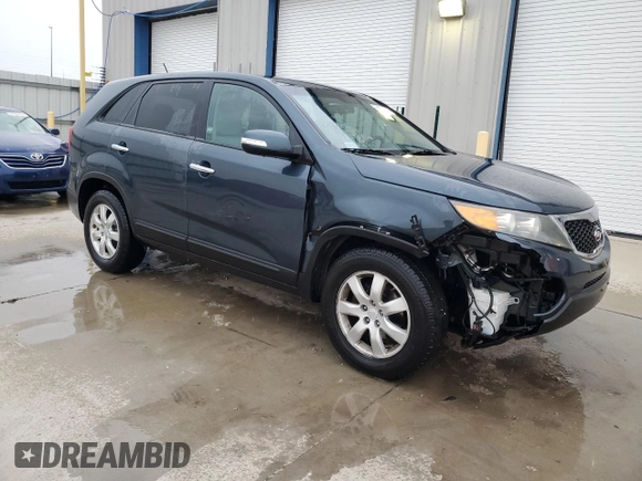 2011 Kia Sorento LX with VIN 5XYKT3A12BG028663, listed as a Copart auction lot 50894625 with 125,908 mi miles and Salvage Title. Bid and sale history available at DreamBid. Image 4.