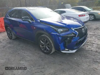 2017 Lexus NX with VIN JTJYARBZ5H2050339, listed as a IAAI auction lot 41316597 with 1 mi miles. Bid and sale history available at carsss.com. Image 1.