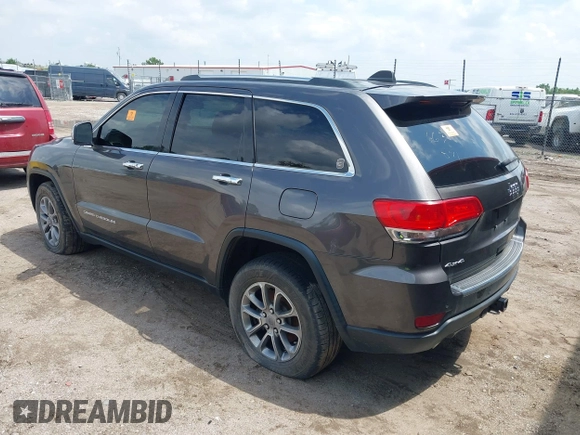 2014 Jeep Grand Cherokee Limited z VIN 1C4RJFBG5EC431229, wystawiony jako IAAI lot #42436481 z przebiegiem 102 442 mil mil oraz . Historia ofert i sprzedaży dostępna na DreamBid. Obrazek 3.