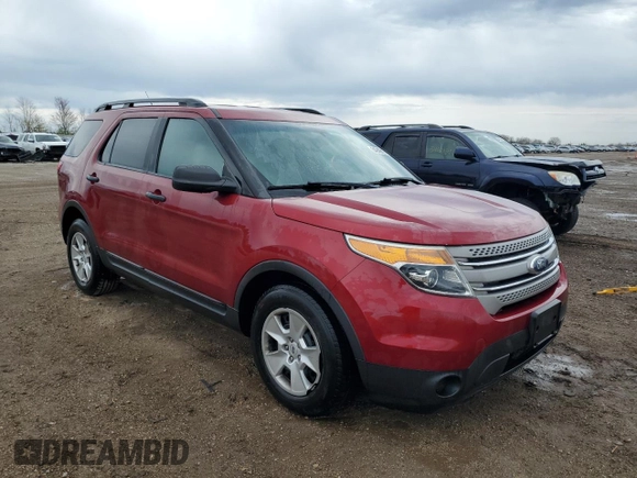 2014 Ford Explorer with VIN 1FM5K7B87EGB07875, listed as a Copart auction lot 54245615 with 102,945 mi miles and Salvage title. Bid and sale history available at DreamBid. Image 4.