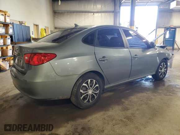 2009 Hyundai Elantra GLS with VIN KMHDU46DX9U787838, listed as a Copart auction lot 61500845 with 146,127 mi miles and Salvage title. Bid and sale history available at DreamBid. Image 3.