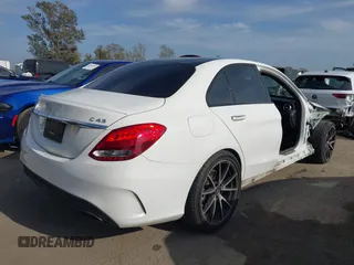 2017 Mercedes-Benz C 43 AMG with VIN 55SWF6EB5HU186085, listed as a IAAI auction lot 42021790 with 94,535 mi miles and . Bid and sale history available at DreamBid. Image 4.