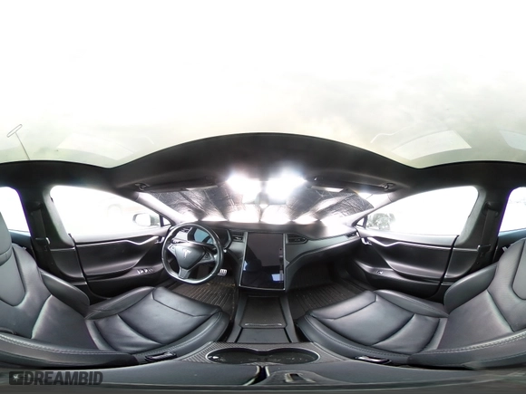 2019 Tesla Model S 100D with VIN 5YJSA1E41KF306376, listed as a Copart auction lot 46453614 with 0 miles and Salvage Title. Bid and sale history available at carsss.com. Image 14.