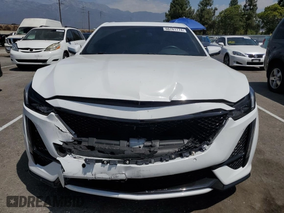 2022 Cadillac CT5 Sport with VIN 1G6DP5RK1N0114209, listed as a Copart auction lot 66781774 with 30,674 mi miles and Salvage Title. Bid and sale history available at DreamBid. Image 5.