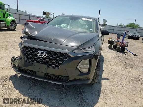 2019 Hyundai Santa Fe SE with VIN 5NMS23AD7KH008783, listed as a Copart auction lot 52349385 with 61,200 mi miles and Salvage Title. Bid and sale history available at carsss.com. Image 12.
