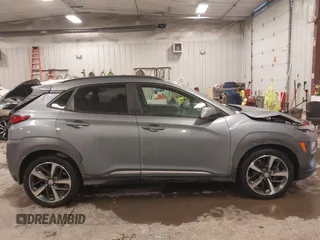 2021 Hyundai Kona Ultimate with VIN KM8K5CA55MU686696, listed as a IAAI auction lot 41347527 with 38,750 mi miles. Bid and sale history available at carsss.com. Image 13.