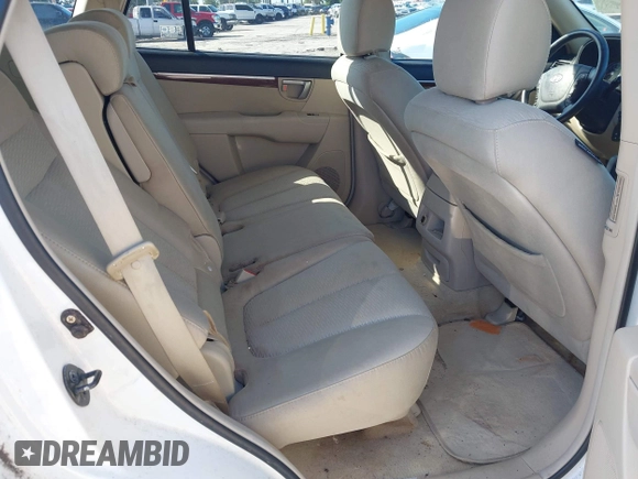 2007 Hyundai Santa Fe SE with VIN 5NMSH13EX7H052857, listed as a IAAI auction lot 42548659 with 136,445 mi miles and . Bid and sale history available at DreamBid. Image 8.