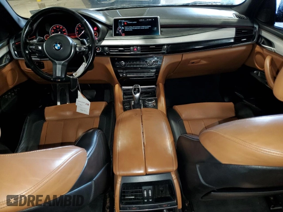 2016 BMW X6 xDrive35i with VIN 5UXKU2C52G0N82739, listed as a Copart auction lot 65305373 with 117,977 mi miles. Bid and sale history available at carsss.com. Image 8.