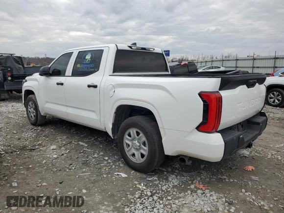 2024 Toyota Tundra 2WD SR with VIN 5TFKB5AB6RX035856, listed as a Copart auction lot 50875855 with 23,729 mi miles and Salvage Title. Bid and sale history available at carsss.com. Image 2.