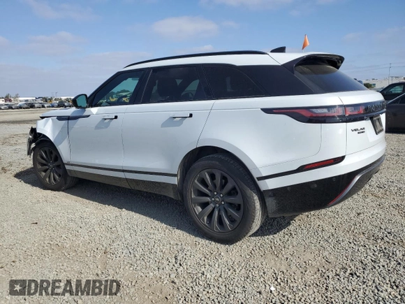 2018 Land Rover Range Rover Velar R-Dynamic SE z VIN SALYL2RX7JA773283, wystawiony jako Copart lot #53915005 z przebiegiem 79 396 mil mil oraz Szkoda całkowita • Salvage title. Historia ofert i sprzedaży dostępna na DreamBid. Obrazek 2.