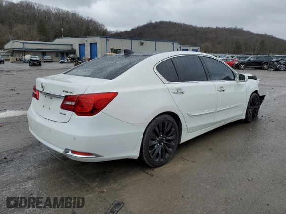2016 Acura RLX Advance z VIN JH4KC1F97GC001116, wystawiony jako Copart lot #86810424 z przebiegiem 135 029 mil mil oraz Szkody całkowita. Historia ofert i sprzedaży dostępna na DreamBid. Obrazek 3.
