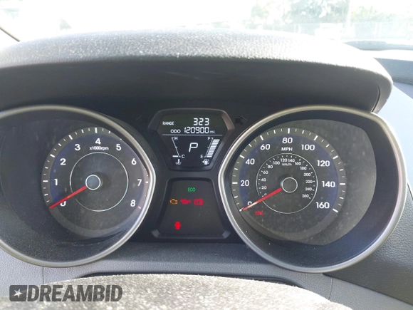 2013 Hyundai Elantra GLS with VIN 5NPDH4AE8DH386266, listed as a IAAI auction lot 42665606 with 120,900 mi miles and . Bid and sale history available at DreamBid. Image 7.