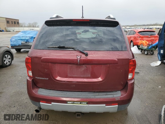 2008 Pontiac Torrent z VIN 2CKDL33F386077693, wystawiony jako Copart lot #51473975 z przebiegiem 210 806 mil mil oraz Szkoda całkowita • Salvage title. Historia ofert i sprzedaży dostępna na DreamBid. Obrazek 6.