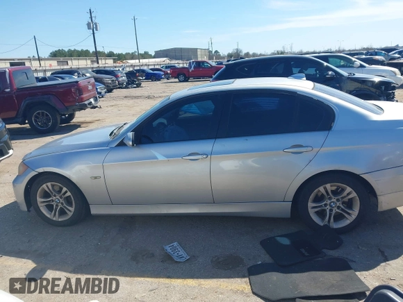 2008 BMW 3 Series 328i with VIN WBAVA37598NL56755, listed as a IAAI auction lot 41668770 with 170,122 mi miles. Bid and sale history available at carsss.com. Image 13.