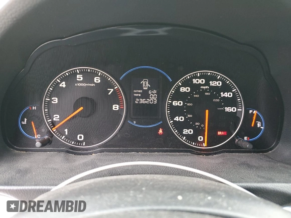 2005 Acura TSX with VIN JH4CL95835C031304, listed as a Copart auction lot 50831355 with 236,203 mi miles and Salvage title. Bid and sale history available at DreamBid. Image 9.